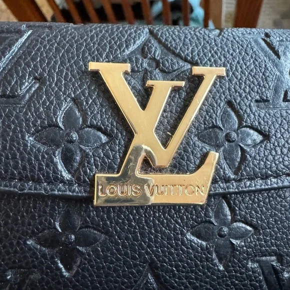 Designer style Black Monogram Wallet - Picture 7 of 7